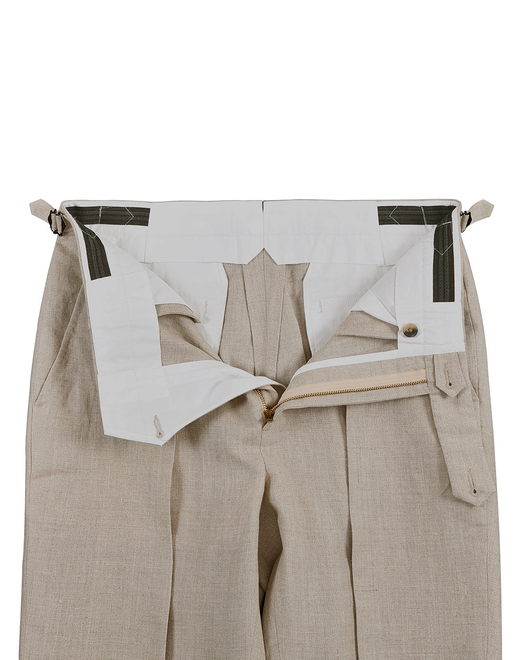 Lino puro Ecru: Elegancia atemporal para trajes a medida, suave y fresco, un sueño hecho realidad.